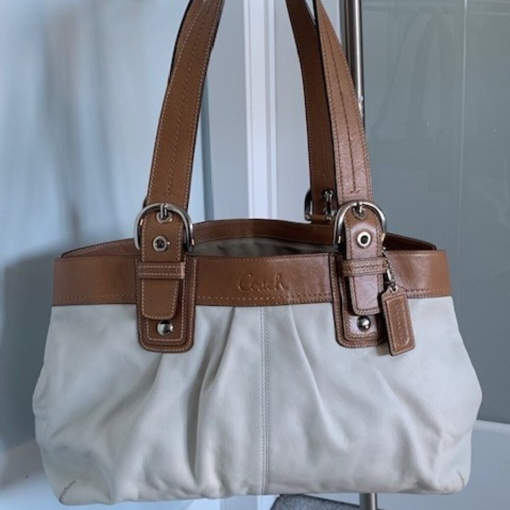 Coach Soho Pleated Leather Carryall Bag (X-Large)